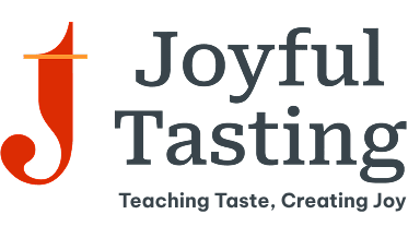 Joyful Tasting logo with tagline.